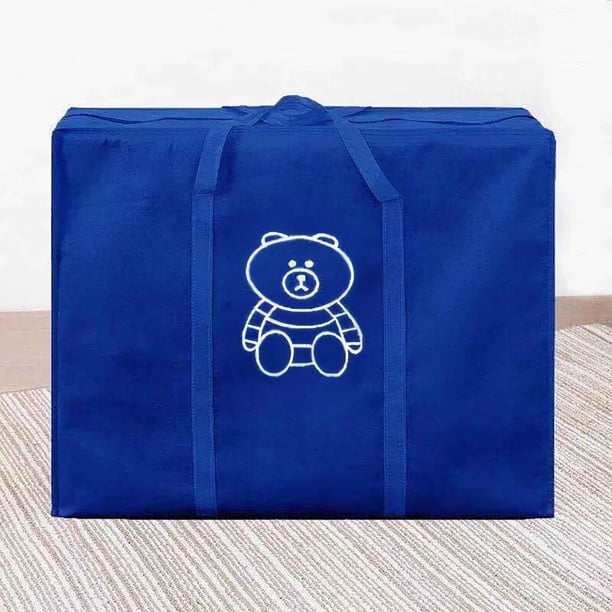pstuiky Bolsa de equipaje extragrande y bolsa de almacenamiento para dormitorios de estudiantes ropa edredón de algodón bolsa de embalaje para mudanzas.