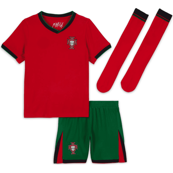 Portugal Red and Green 24/25 Uniform, Kids