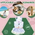 thumbnail image 3 of GASTROPOD Dog Dresses for Small Dogs Girl,Cotton Puppy Clothes,Delicate Texture with Flower Pet Clothes,Xl, 3 of 7