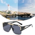 thumbnail image 4 of one-piece sunglasses trend cross-border hollow sunglasses, made of PC - style:style1;, 4 of 5
