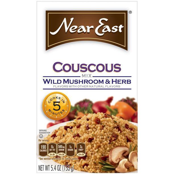 Near East Wild Mushroom & Herb Couscous Mix 5.4 Oz (Pack of 12