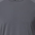 thumbnail image 4 of Rawlings Adult Crew Neck Tech Tee | Graphite | MED, 4 of 4
