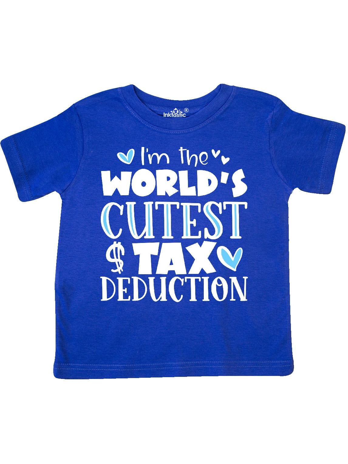 Worlds Cutest Tax Deduction Cute Novelty Funny Youth & Toddler Long Sleeve Tee Shirt 