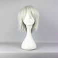 thumbnail image 2 of Unique Bargains Christmas Wigs for Women 14" Silver Tone Grey Wigs with Wig Cap, 2 of 6