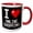 Red/White, variant on 3drose, Geeky Old School Pixelated Pixels 8-bit I Heart I Love Online Shopping, 11oz Mug