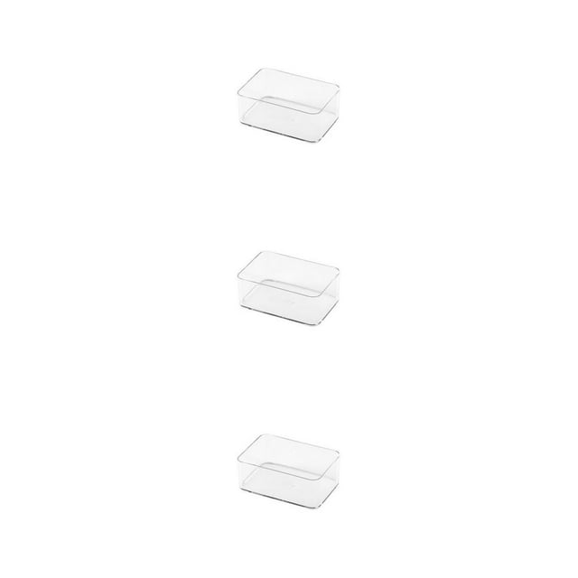 bedienty Tabletop Drawer Storage Box Stackable Stationery Organizing Cosmetics Container Sundries Organizer Tray Classroom Medium Small 3Set