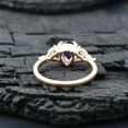 thumbnail image 7 of CHIRAGEMSJEWEL 7X5MM / 1.5 Ct Pear Shape Alexandrite Wedding Ring - Marquise & Round Cut Diamond Cluster Ring Gift for Girlfriend, 7 of 7