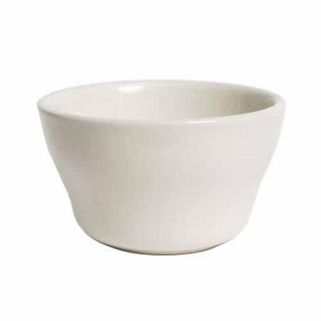 Tuxton China TRE-004 Reno 4 in. Wide Rim Rolled Edge Bouillon - American White - 3 Dozen