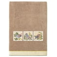 thumbnail image 4 of Authentic Hotel and Spa  Turkish Cotton Belinda 4PC Towel Set Cocoa, 4 of 5