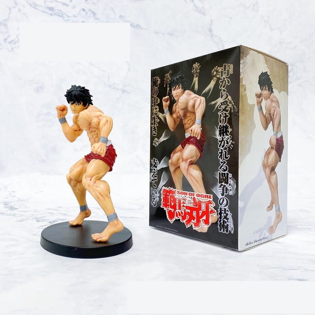 Figura de Personaje de Dibujos Animados PVC Hanma Baki 15 cm Hijo de Ogro Arco Iris Latino
