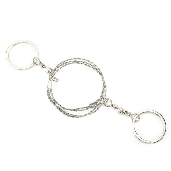 Heavy Duty Outdoor Adventures Saw, Stainless Steel Pocket Chainsaw, Emergency Camping Gear, Lightweight Cable Cutter, Save Fingers Design for Cutting Tight Places (22 Inch)