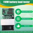 thumbnail image 4 of Probador de Carga Electrónico de 110 W, Comprobador de Capacidad de Batería, Comprobador de Corriente, Módulo de Monitoreo de Descarga, 4 of 5