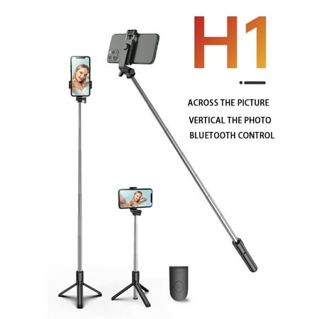 Image of AlexTong Selfie Stick Extendable Selfie Stick Tripod with Rechargeable Wireless Remote and Phone Tripod Stand