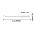 thumbnail image 3 of Cepillo de Limpieza de Acero Inoxidable, Cerdas de Nailon Multifuncionales, Diseño Antirayaduras, Ideal para Ángulos Ciegos y Zonas de Difícil Acceso, Uso Doméstico y de Oficina, Apto para L, 3 of 3
