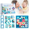 thumbnail image 2 of Dsseng Tailor Master Children‘s Educational Thinking Concentration Training Toy Graphic Color Matching Double Battl E Table Game, 2 of 9
