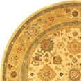 thumbnail image 4 of SAFAVIEH Anatolia Stella Traditional Wool Area Rug, Ivory/Gold, 8' x 8' Round, 4 of 6
