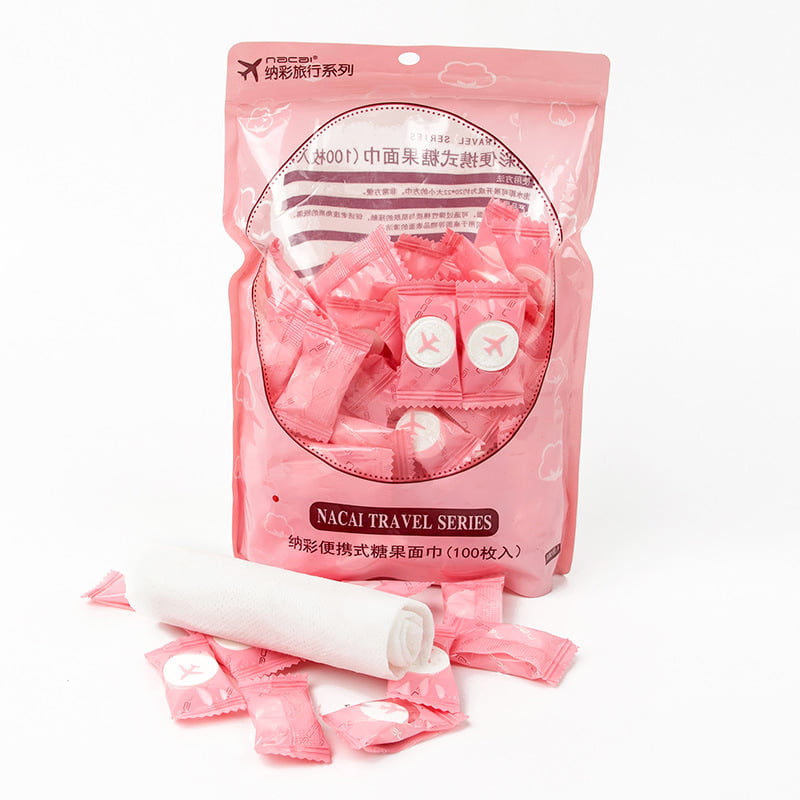 30pcs Disposable Portable Travel Cotton Compressed Towel Mini Face Care  20*22cm 