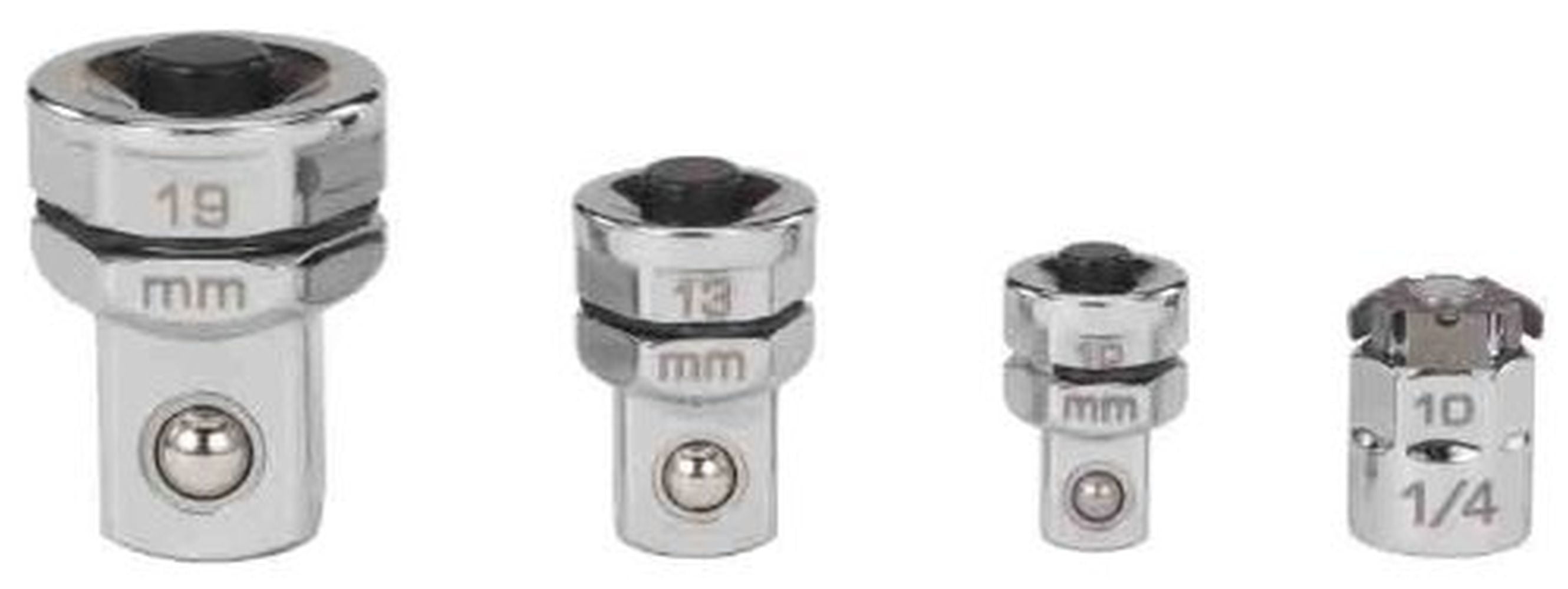 PROTO JHAM4S 4 Piece Ratcheting Wrench Adapter Set Metric Walmart