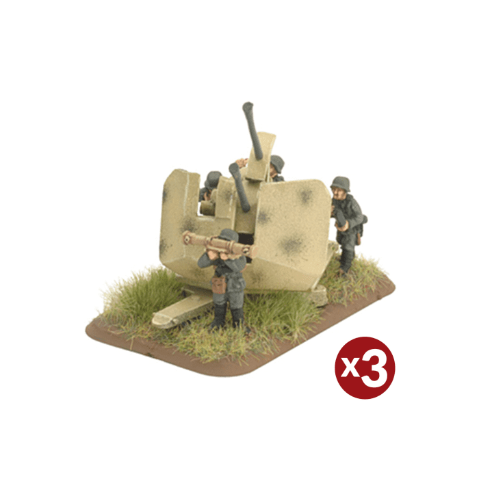 Flames of War: German Twin 3.7cm AA Gun Flakzwilling