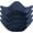 Blue, variant on Microwave Bowl Holders Set of 4, Polyester & Polyamide, Potholders, Hot Food, Soup Bowl Cozy, Gray Pattern, Geometric