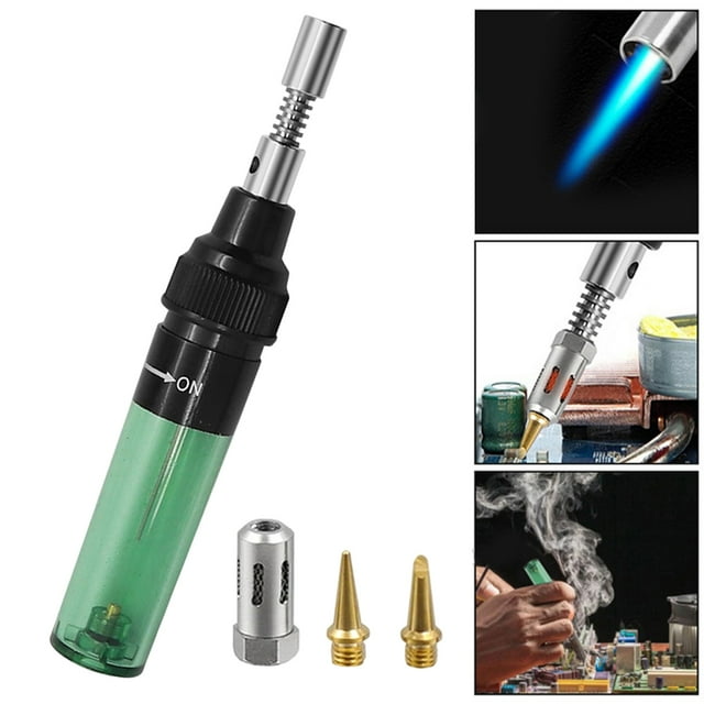 Pen-Shaped Gas Welding Torch, a Household Welding Tool, Comes with Various Accessories.