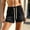 c01Black, variant on Women's Elastic High Waisted Drawstring Jean Shorts Summer Ripped Cut Off Denim Shorts Vintage Cuffed Hem Short Jeans White M