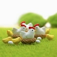 thumbnail image 4 of Visland 12PCS Mini Animals Miniature Figurines Fairy Garden Miniature Moss Landscape DIY Terrarium Crafts Ornament Accessories for Home Décor, 4 of 8