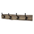 thumbnail image 1 of Cheungs 5247 Rustic Wood Plank with 4 Wall Hooks, 1 of 1