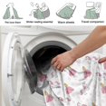 thumbnail image 4 of Princess Unicorn White Pattern Soft Sherpa Fleece Throw Blanket, Warm Cozy Plush Blanket for Sofa Bed Couch, All Season, 50"x60", 4 of 5