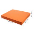 thumbnail image 2 of OUNONA Orange TPE Balance Trainer Pad for yoga with Anti Slip Base and Comfortable Stability Hold 17.7 x 9.8 inches, 2 of 8