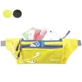 thumbnail image 1 of PaZinger Running Travel Hiking Cycling Camping Outdoor Sport Casual Waist Pack Fanny Pack Bag Belt Zip Pouch Opening for Secure Holder for Passport, Tickets, Phone, Wallet, Money, Credit Cards, 1 of 4