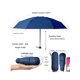 thumbnail image 2 of Mini Travel Umbrella Compact Lightweight Portable Strong Waterproof Folding Umbrella 6 Ribs Reinforced UV Protection Sunscreen Rainproof Men Ladies-Pi, 2 of 4