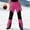 Pink-6, variant on ChaoHeng Ski Pants Womens Women's Color Block Pocket Snow Pants Waterproof Insulated Ski Trousers