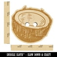 thumbnail image 2 of Cut Open Coconut Wood Buttons for Crochet Knitting Sewing DIY Craft - 1.00 Inch Medium (7pcs), 2 of 7