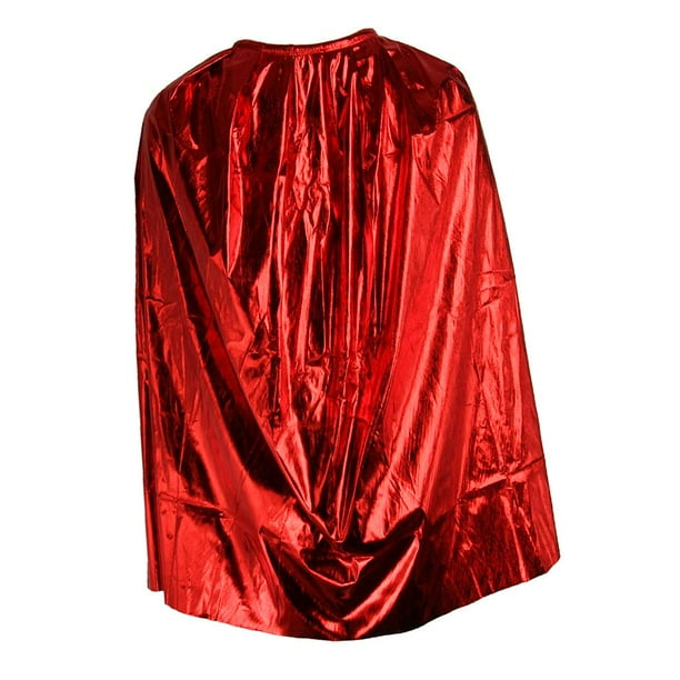 Capa de Metálica Accesorio de Disfraces para Niños Niñas Decoración de Halloween de Carnaval Vestuario rojo Yinane Capa de bruja de Halloween