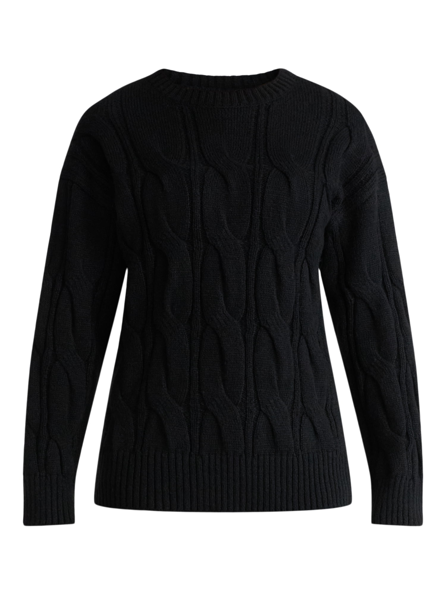 Madden NYC Women's Cable Knit Sweater, Midweight, Sizes XXS-XXL