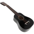 thumbnail image 1 of Guitarra acústica de 21 pulgadas, tamaño pequeño, portátil, de madera, para niños (negro), 1 of 6