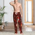 thumbnail image 4 of Salouo Fire Extinguisher Print Pajama Pants for Men, Lounge Pants Elastic Waistband Casual Men's sleepwear Loungewear Sleep Pajama Pant -X-Large, 4 of 7