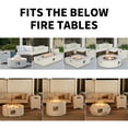 thumbnail image 2 of VENTOPYR Outdoor Terrazzo Propane Tank Cover,Hides 20lb Gas Tanks for Fire Pits With Side Handles, 2 of 6