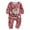 Baby, variant on Family Christmas Pajamas Matching Set Ugly Christmas Sweater Crewneck Long Sleeve Knitted Santa Clause Sweater for Women Man Couples Pink Flannel
