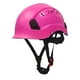 thumbnail image 1 of Moyic Casco de seguridad Equipo de protección Casco duro Transpirable de larga duración A prueba de golpes 6 puntos con visera Ajustable a Cadenas y protecciones para puertas de seguridad Rosa, 1 of 6