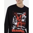thumbnail image 4 of Marvel Deadpool Men's and Big Men's Graphic Crewneck Sweatshirt, Sizes XS-3XL, 4 of 5