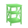 thumbnail image 3 of Convenience Concepts Oxford End Table with Shelves, Lime, 3 of 6