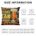 thumbnail image 5 of ONETECH  Abstract Cartoon Flower Pillow Cases, Decorative Cushion Cover (beers), 5 of 5