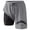 Grey, variant on FUZHIQ Men's Swim Trunks 9 Inch Lightweight Palm Tree Print Quick Dry Surf Board Shorts with Built-In Briefs Stretch Fabric Mens Summer Clothes,L