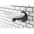 thumbnail image 2 of Kingston Brass BA4816BK  BA4816BK Water Onyx Toothbrush & Tumbler Holder, Black Nickel, 2 of 3
