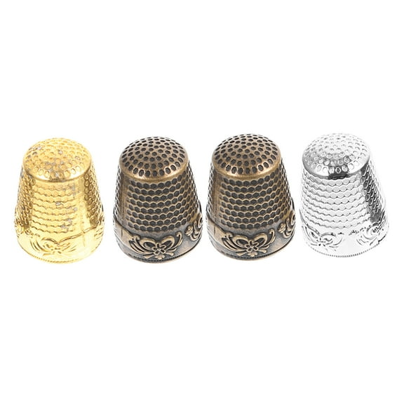 STRANDCHIC Thimble for Hand Sewing Copper Assorted Color 4Pcs