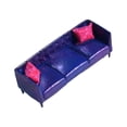 thumbnail image 2 of arctrm 1/64 Scale Sofa Model Miniature Furniture Display Artwork Gift Diorama Accessory Decor DIY Scene Layout Craft Dollhouse Couch Blue, 2 of 10