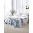 thumbnail image 6 of Nautical Ship Lighthouse Flat Sheets Only Twin XL Size, Soft Breathable Bed Top Sheets for Mattress, Ocean Anchor Rudder Lines Art Luxury Bedding Flat Sheets for Home Hotel Bedroom Bed Protection, 6 of 9