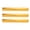 Gold, variant on Yajisi Pro Aluminum Alloy Track Field Relay Batons 3-Pack Red 11.8 inches 30 cm for Student Racing Events